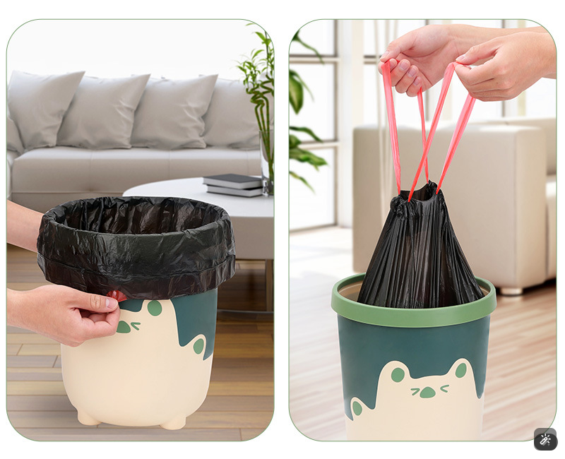 Orvelaro Easy-Close Drawstring Garbage Bags