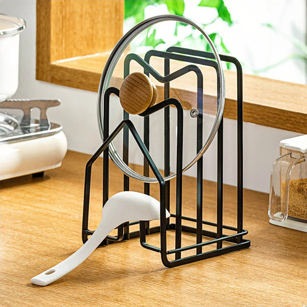 Orvelaro Cutting Board & Lid Storage Rack