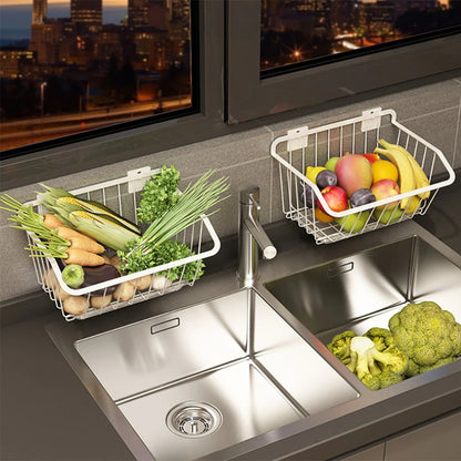 Orvelaro Wire Kitchen Storage Baskets – Set of 2