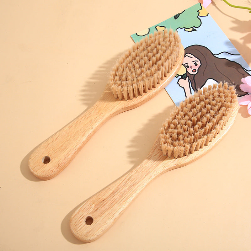 Orvelaro Solid Wood Shoe Cleaning Brush