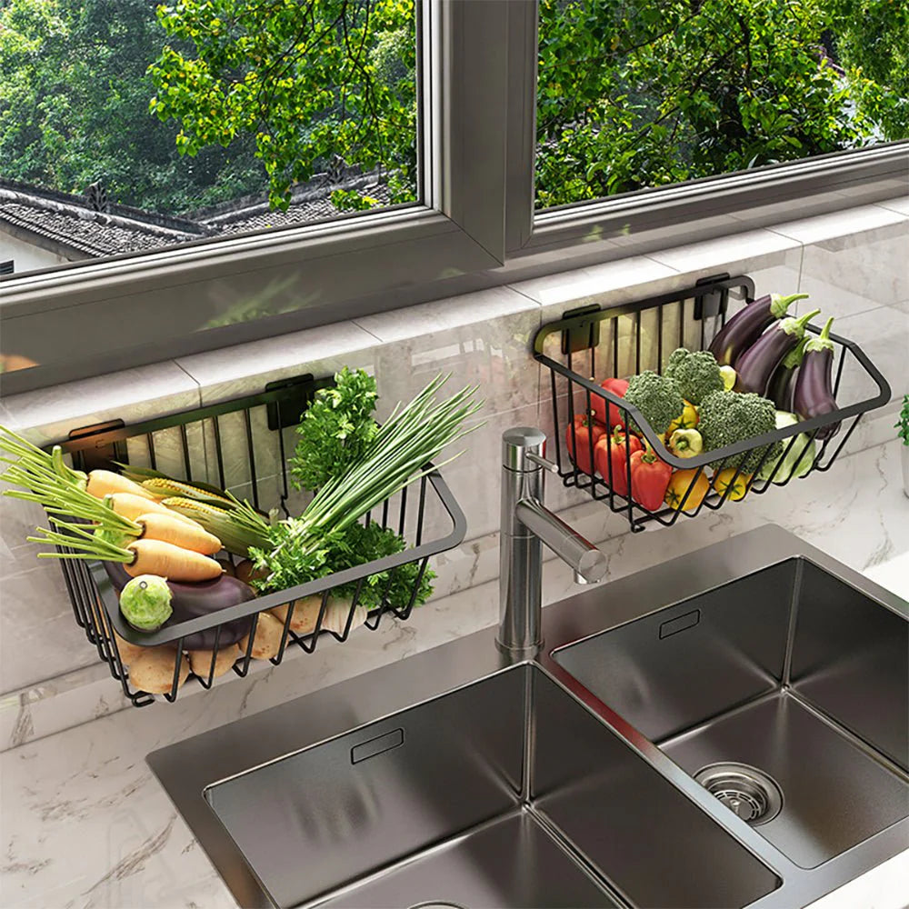 Orvelaro Wire Kitchen Storage Baskets – Set of 2